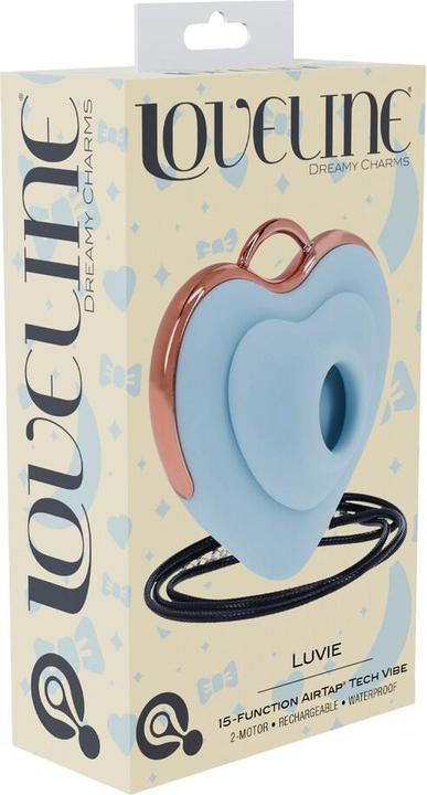 Produktbild Loveline Luvie - Heart-shaped AirTap Vibrator - Blue