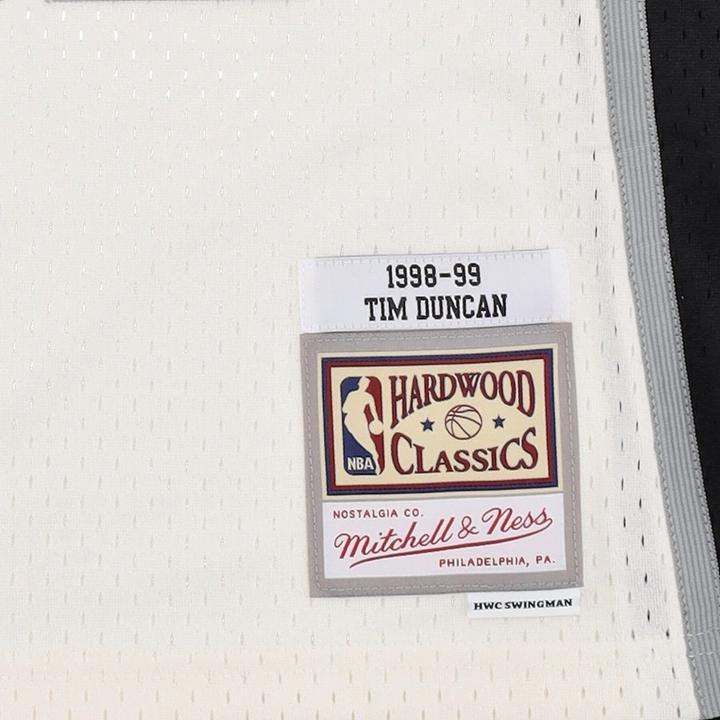 Produktbild Mitchell & Ness Swingman Jersey San Antonio Spurs OFF-WHITE Tim Duncan - S (S)