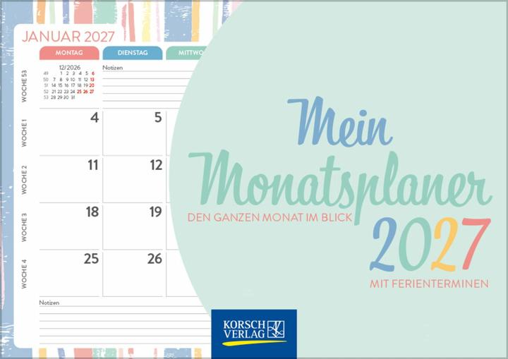 Produktbild Mein Monatsplaner 2027