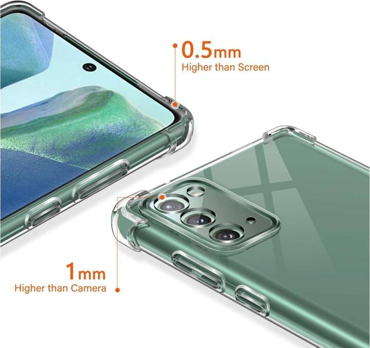 Immagine prodotto Screenguard Samsung Galaxy Note20 Custodia Crystal Soft Airbag Bumper (Samsung Galaxy Note 20)