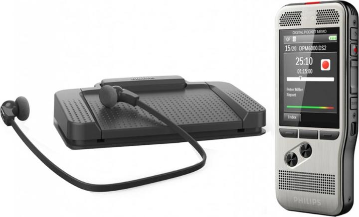 Image du produit Philips Mémo de poche DPM6700 ensemble de dictée et de lecture