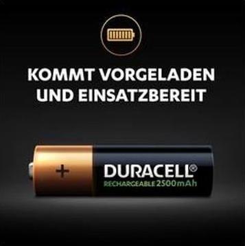 Actual product image Duracell Recharge Ultra (4 pcs., AA, 2500 mAh)