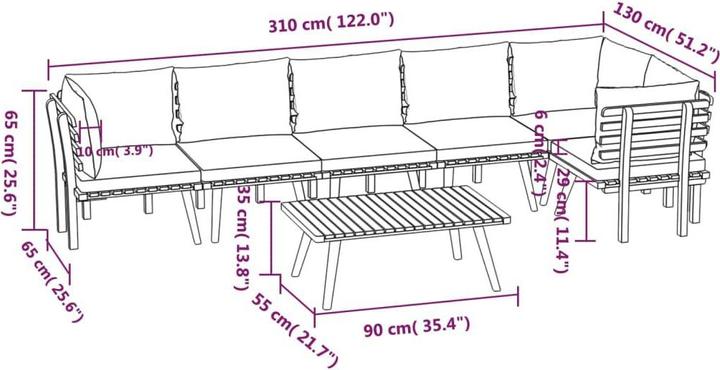 Produktbild vidaXL Graysen
