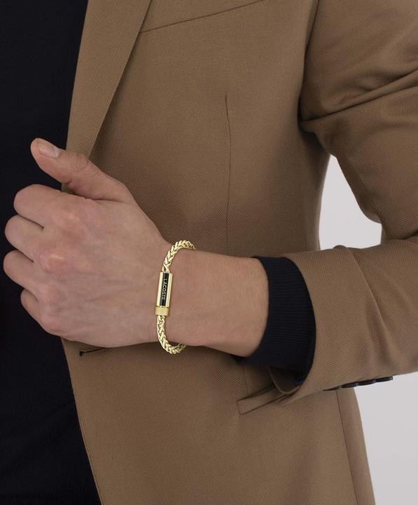 Immagine prodotto Lacoste Bracciale elegante placcato oro Spelt 2040338 (19 cm, Acciaio inossidabile con finitura in oro giallo)