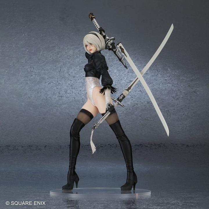 Actual product image Square Enix NieR:Automata PVC Statue 2B (YoRHa No. 2 Type B) Ver. 2.0 29 cm