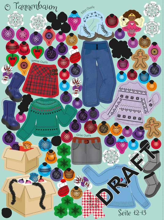 Produktbild Mein Anziehpuppen-Stickerbuch: Winterwunderland