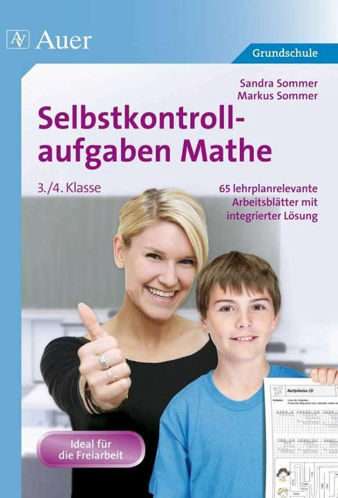 Produktbild Selbstkontrollaufgaben Mathematik für die 3.-4. Klasse (Deutsch, Markus Sommer, Sandra Sommer, 2012)