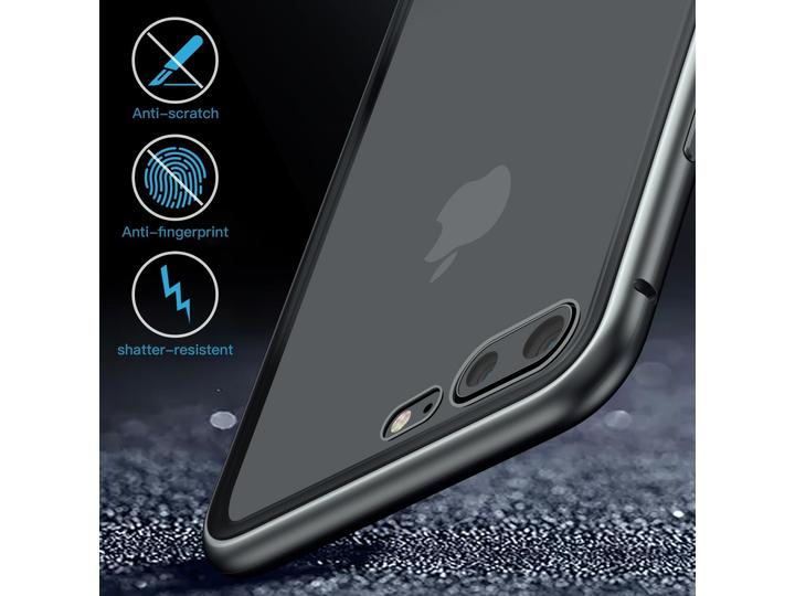 Produktbild G-Case Apple iPhone 7 Plus Aluminium Magnetic Glass Backcover Hülle (Apple iPhone 7 Plus)