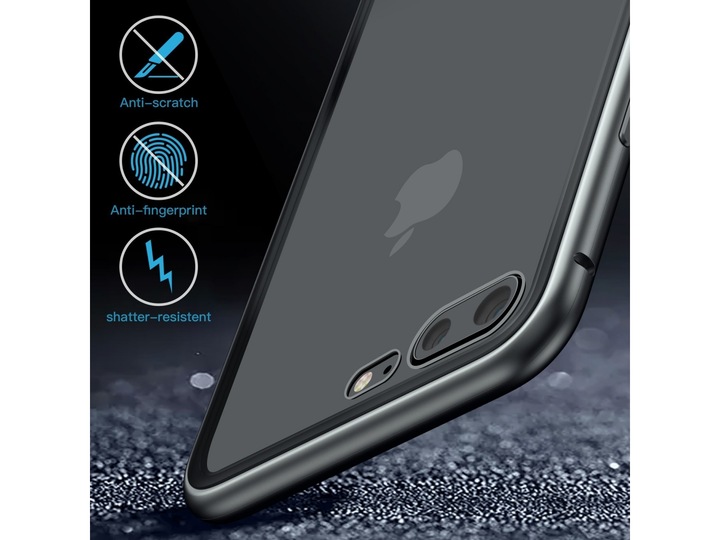 Produktbild G-Case Apple iPhone 7 Plus Aluminium Magnetic Glass Backcover Hülle (Apple iPhone 7 Plus)