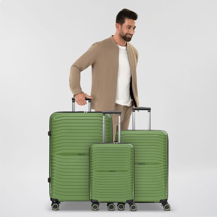 Immagine prodotto Stratic Set di valigie a 4 ruote Shine 3 pezzi (193 l)