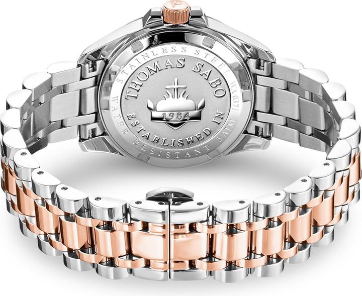 Actual product image Thomas Sabo Ladies watch bicolor rose gold silver (Analogue wristwatch, 33 mm)