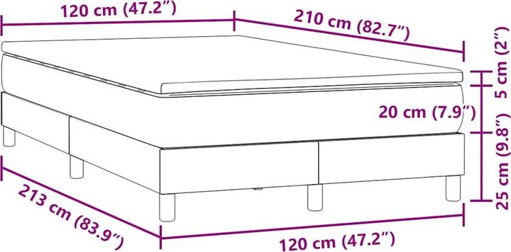 Image du produit vidaXL Carna (120 x 210 cm)