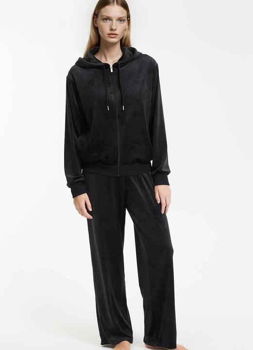 Produktbild Anne Weyburn Pyjama aus glattem Velours (S)