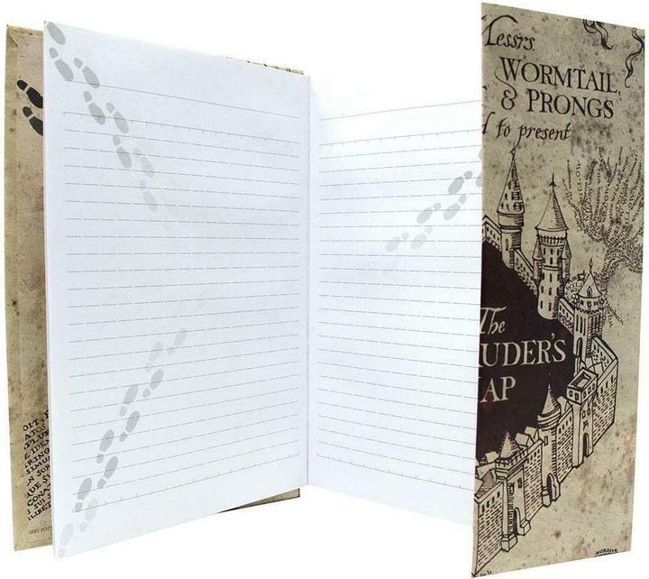 Actual product image Marauders Map A5 Notebook (A5, Lined)