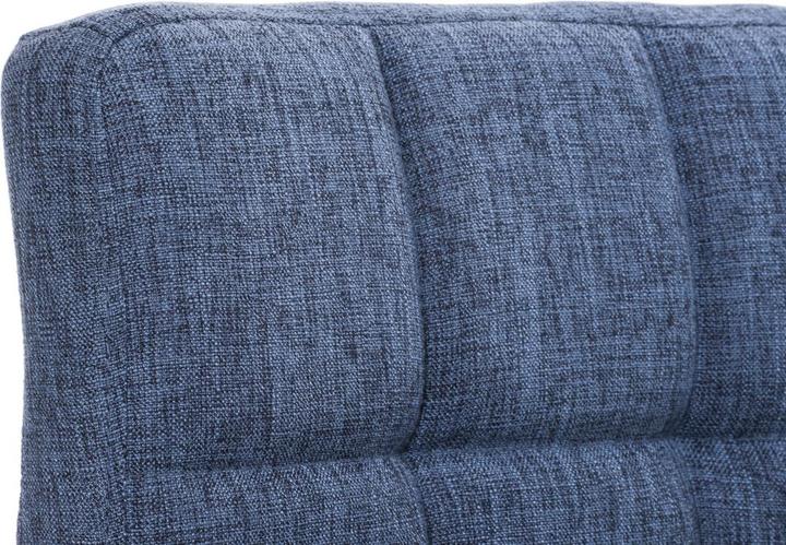 Actual product image Swisshandel24 Bar stool Peru FABRIC, blue