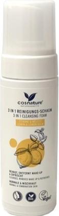 Produktbild Cosnature Foaming Cleanser 3in1 natural cleansing foam with lemon and lemon balm 150ml (Reinigungsschaum, 150 ml)