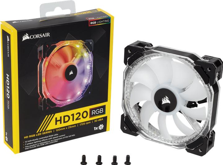 Produktbild Corsair Hd120 RGB (120 mm, 1 x)