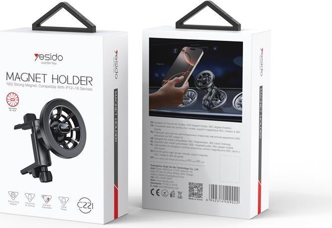 Immagine prodotto 4Kom Supporto magnetico per auto C221, nero