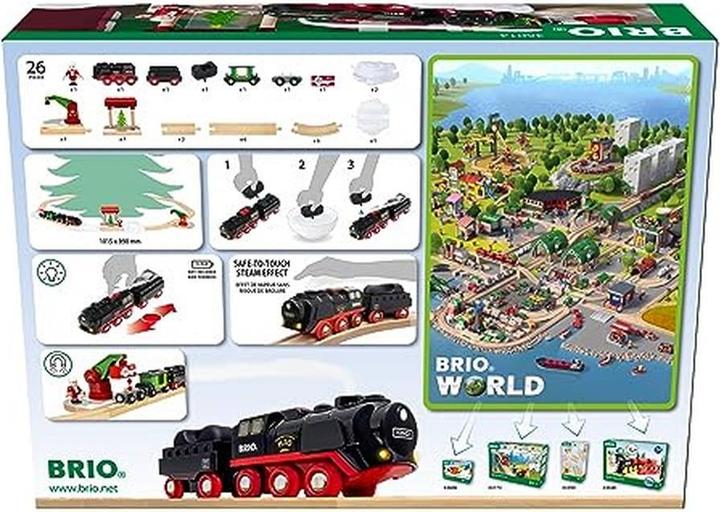 Image du produit Brio Coffret de Noël locomotive à vapeur