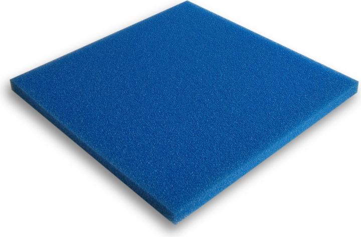 Wiltec Tappeto filtrante in schiuma 50x50x3cm 20ppi filtro laghetto filtro acquario filtro