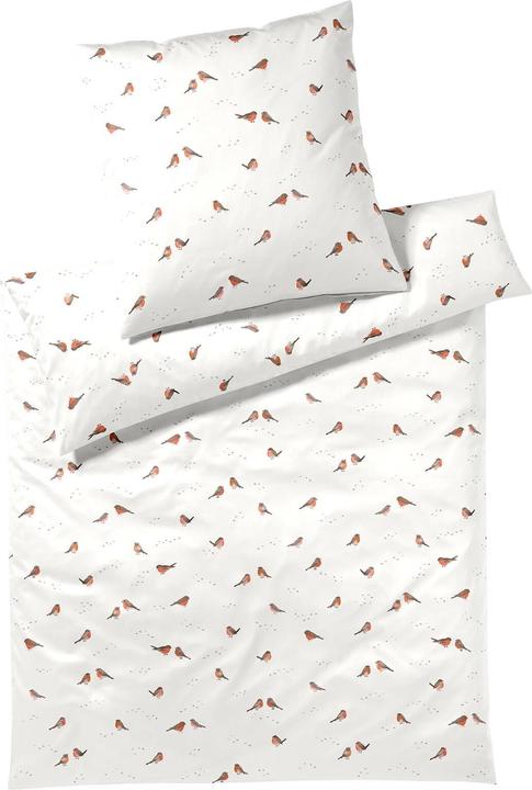 Immagine prodotto Elegante Rotkehlchen (Set di biancheria da letto, 135x200 cm + 80x80 cm)