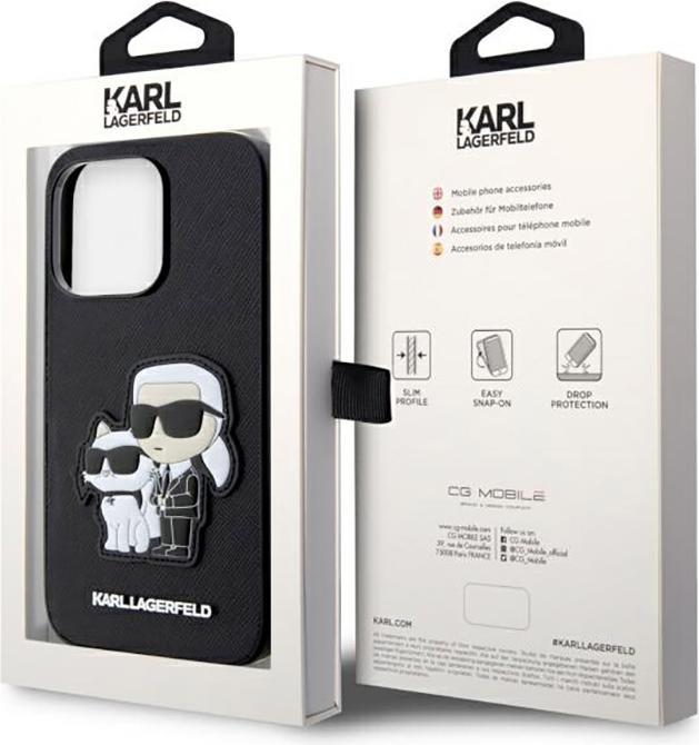 Produktbild Karl Lagerfeld iPhone 14 Pro Max 6.7 Saffiano Karl&Choupette hardcase (Apple iPhone 14 Pro Max)