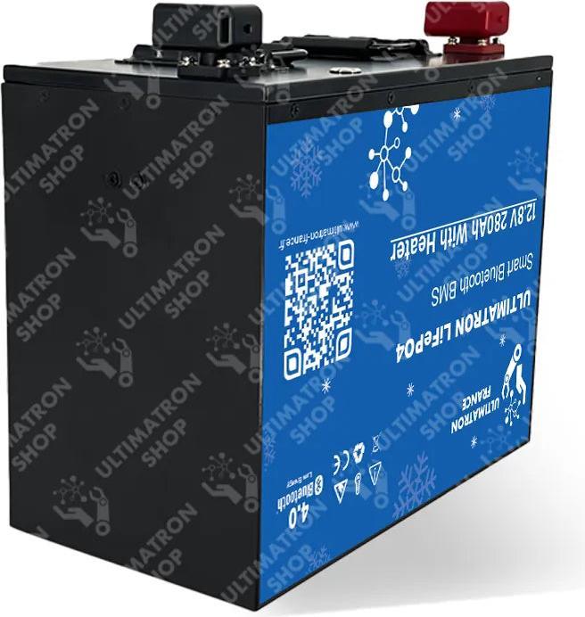 Produktbild Ultimatron ULM-12V-280Ah LiFePO4 Untersitz-Versorgungsbatterie (Heater) (12 V, 280 Ah)
