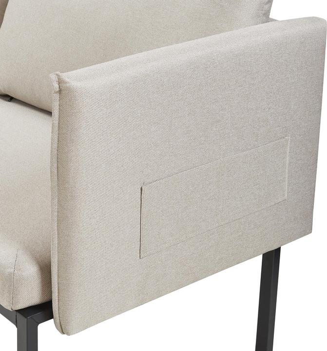 Actual product image En.Casa 2-Sitzer-Sofa Kamar 69x158x63 cm Beige (2 person sofa)