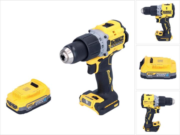 Produktbild DeWalt DCD 805 N Akku Schlagbohrschrauber 18 V 90 Nm Brushless + 1x Akku 1,7 Ah - ohne LadegerÃ¤t