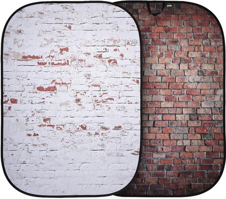 Immagine prodotto Lastolite Urban pieghevole 1,5x2,1m Rosso/Bianco Classico Rosso/Mattone Bianco Distrutto (150 cm, 210 cm)