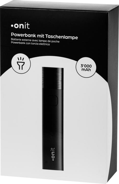 Image du produit Onit Banque d'alimentation Flash Mini 3000 mAh (3000 mAh, 5 W, 10.80 Wh)