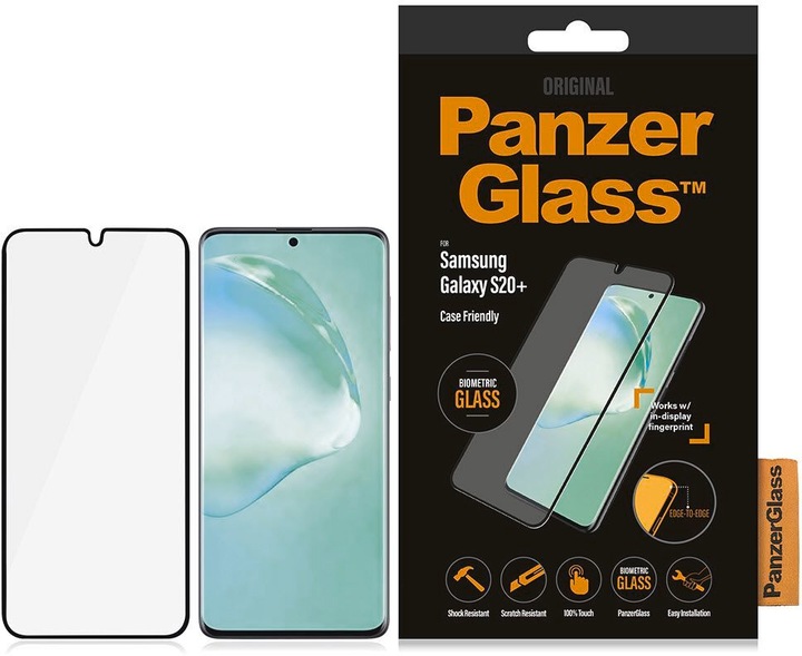 Actual product image PanzerGlass Case Friendly Biometric (1 Piece, Samsung Galaxy S20+, Samsung Galaxy S20+ 5G)