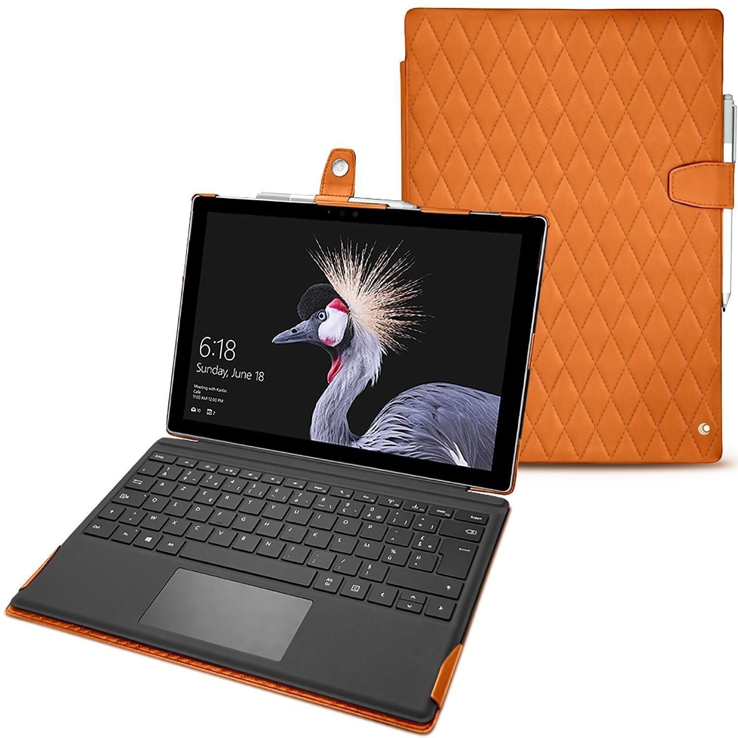 Noreve Lederschutzhülle (12.30", Microsoft), Notebooktasche, Orange