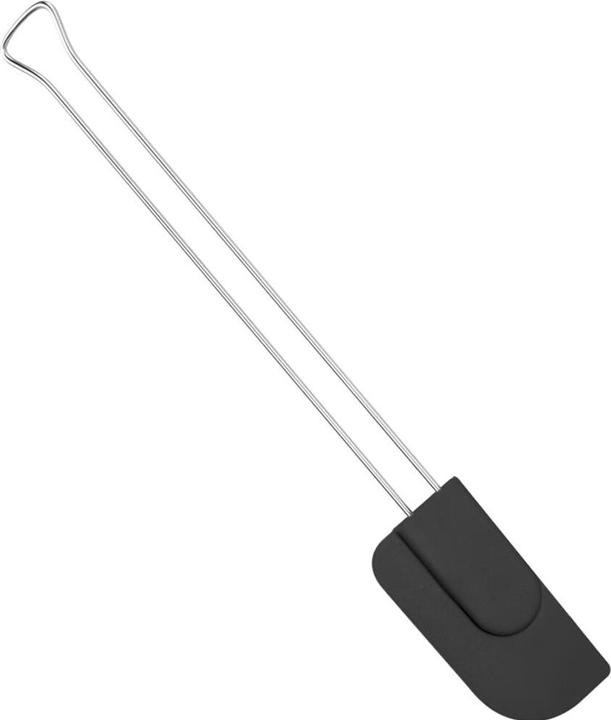 Metaltex SILICONE DOUGH SCRAPER 29 X 3.5 CM BLACK