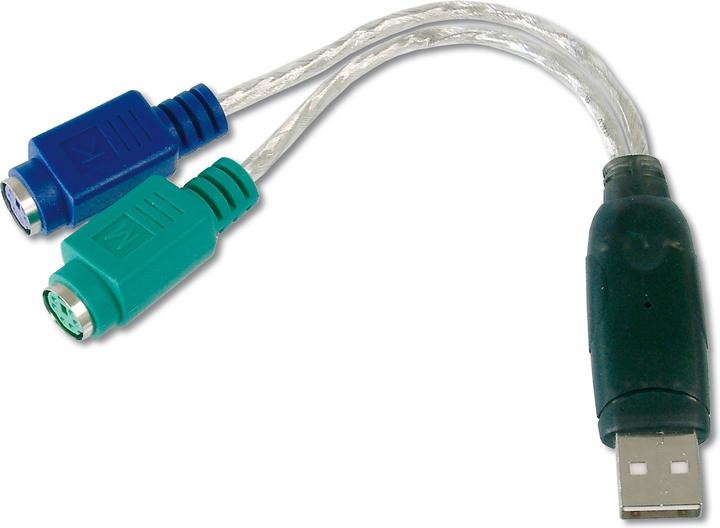 Digitus USB to PS/2 adapter cable (0.10 m)