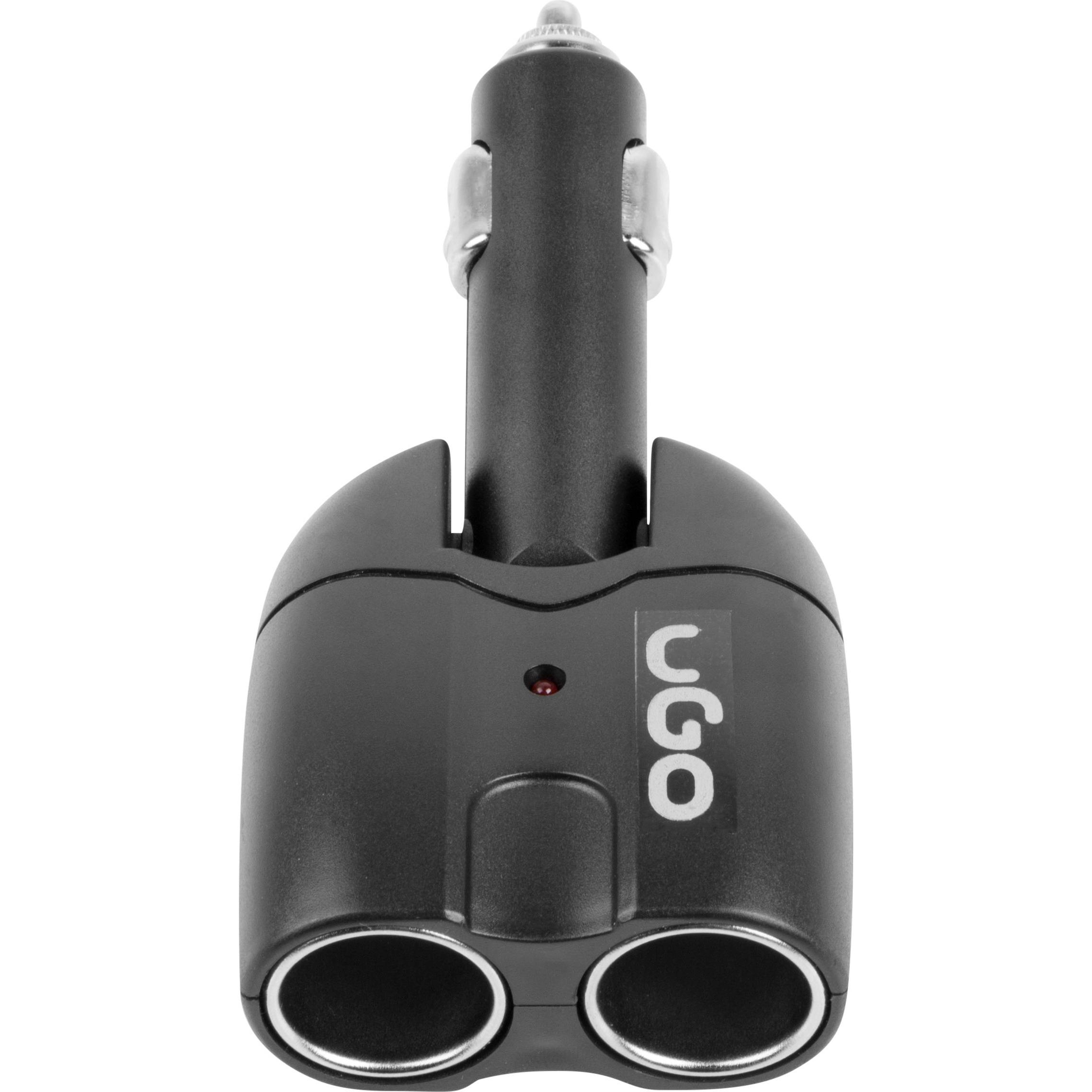 Thumbnail - uGO URS-1019 mobile device charger Black Auto, Auto Adapter, Schwarz