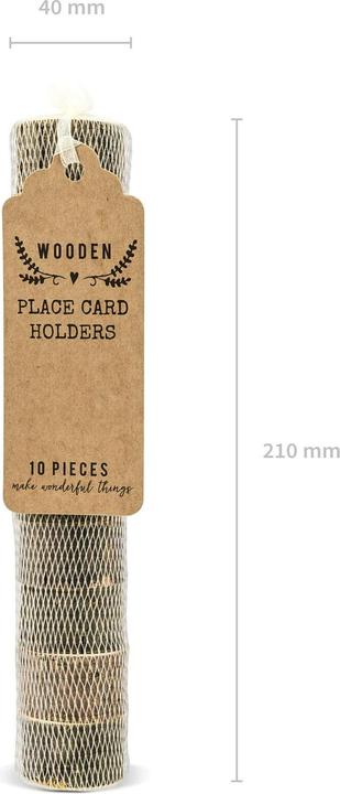 Image du produit Partydeco Support de carte de table (10 pcs)