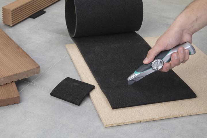 Produktbild wolfcraft 1 Profi Trapezklingenmesser + Köcher (Cutter)