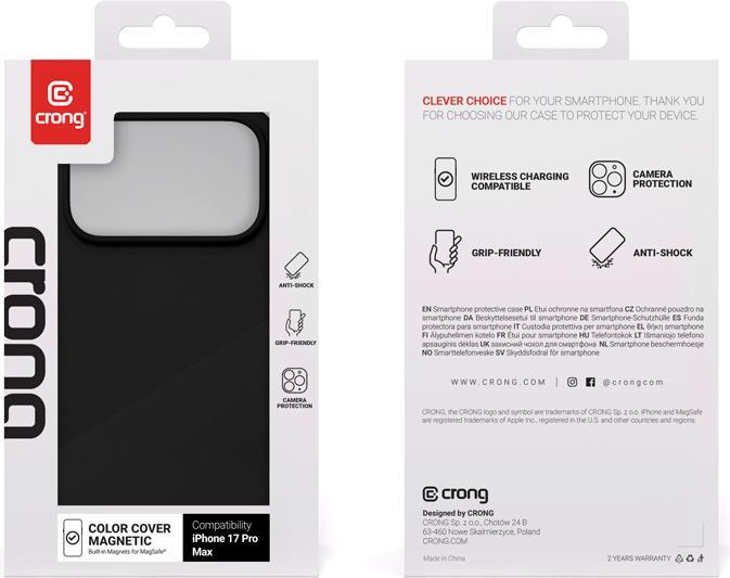 Produktbild Crong Color Cover Magnetic (Apple iPhone 17 Pro Max)