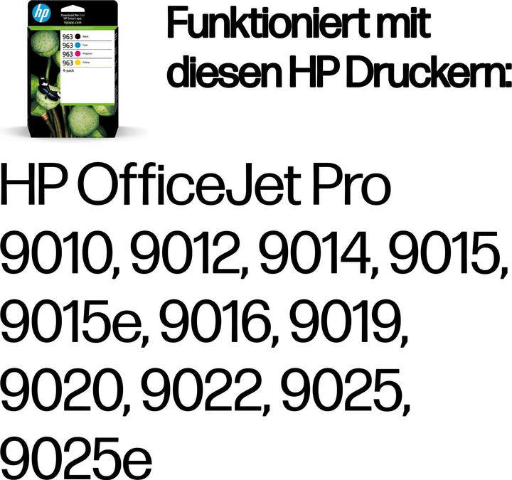 Productafbeelding HP 963 4-pack (C, M, Y, BK)