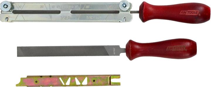 Actual product image Awtools ZESTAW DO OSTRZENIA ŁAŃCUCHA 4,8 mm 4 elementy (6 mm)