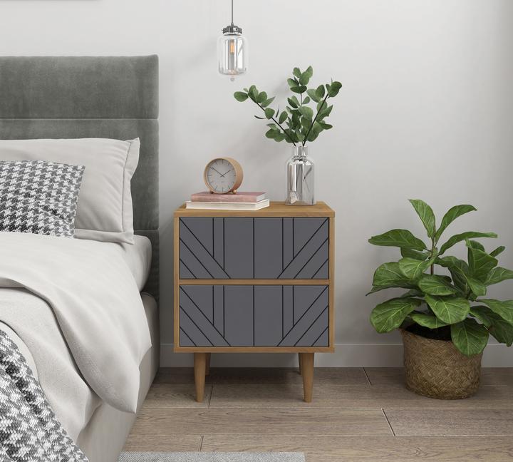 Image du produit Möbilia Commode59 gris (48 x 40 x 59 cm)