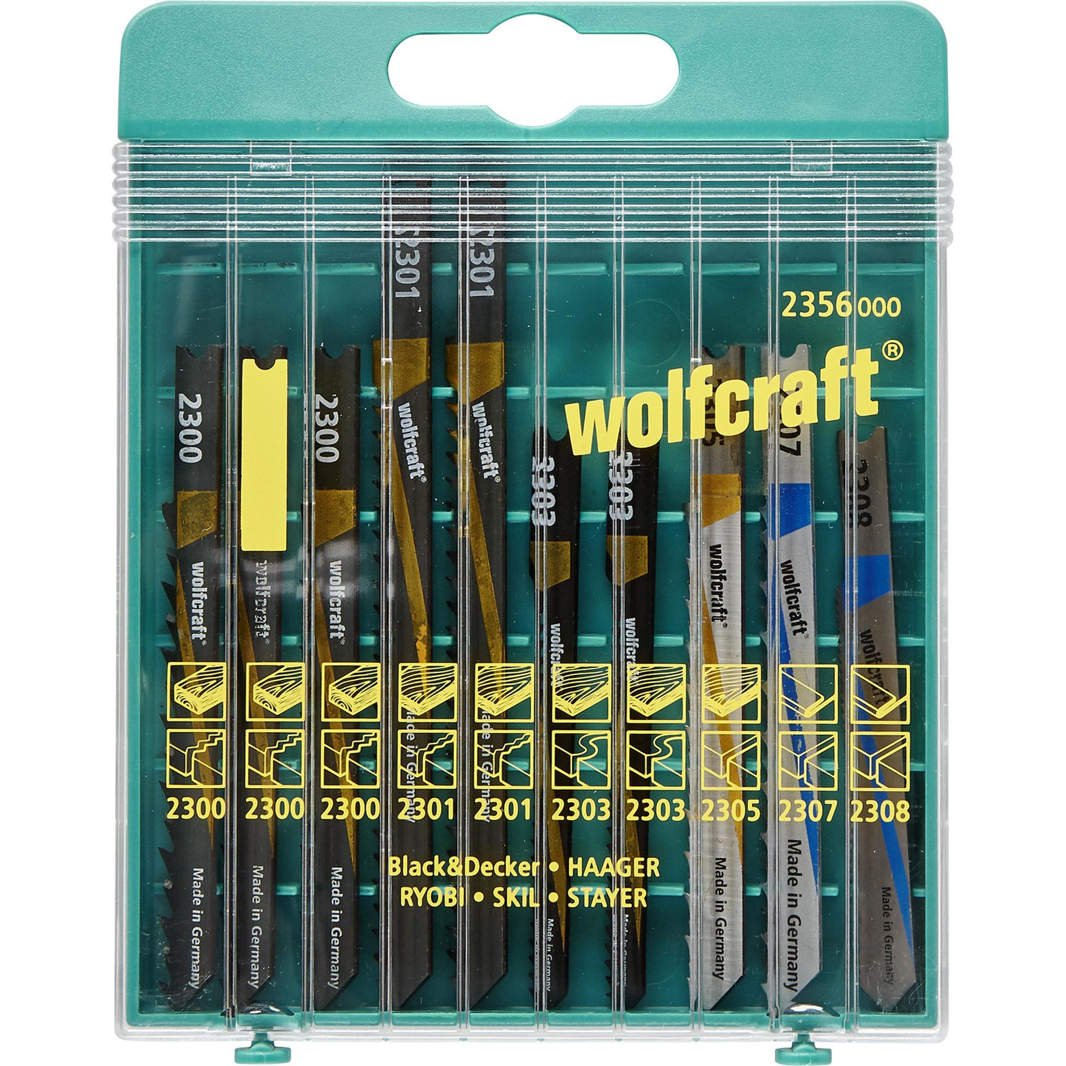 Thumbnail - wolfcraft, Sägeblatt, 10 Stichsägeblätter 2356000 Ho