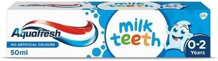Immagine prodotto Aquafresh Denti di latte 0-2 anni, dentifricio per bambini, 50 ml (50 ml)
