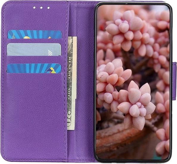 Produktbild MU Classic Litchi Leder Bookcover Series (Motorola Edge)