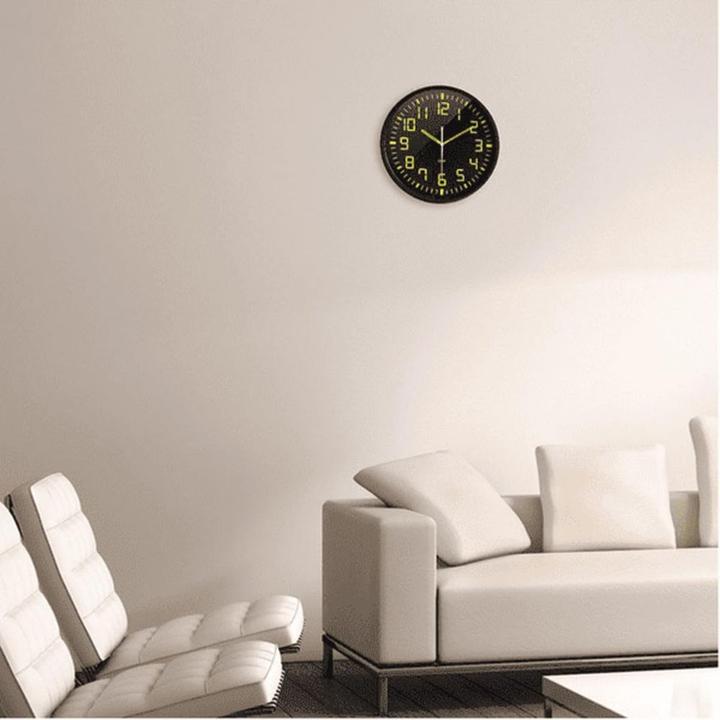 Produktbild Orium by Cep Wanduhr mit gelben Ziffern (30 cm)