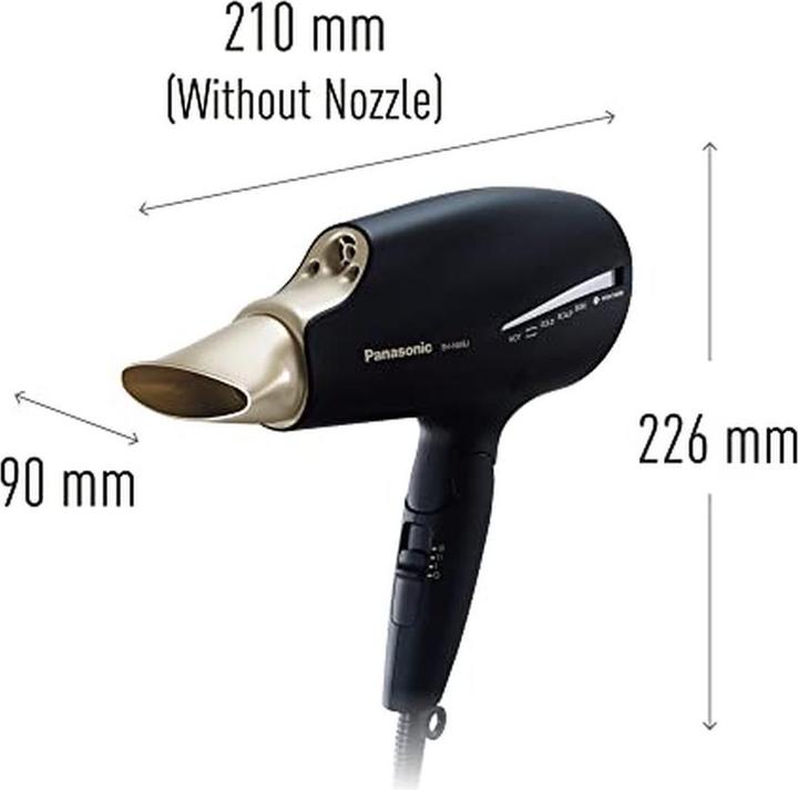 Panasonic nanoe™ hair care series hair dryer EH-NA9J with double mineral technology - Champagne Gold (1800 W)