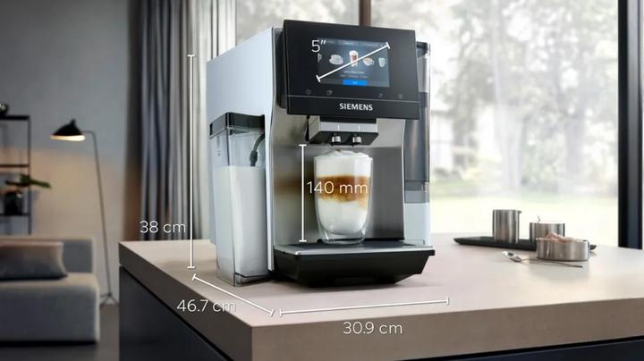 Actual product image Siemens TQ715R03 EQ 700 Integral Coffee Machine