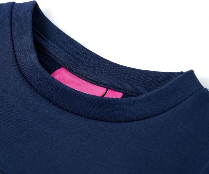 Immagine prodotto VidaXL Felpa da bambino blu navy 128,Materiale: 95 % cotone. 5 (128)