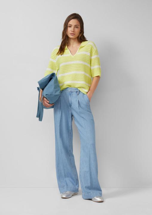 Produktbild s.Oliver Strickpullover aus Baumwollmix mit V-Ausschnitt (46)